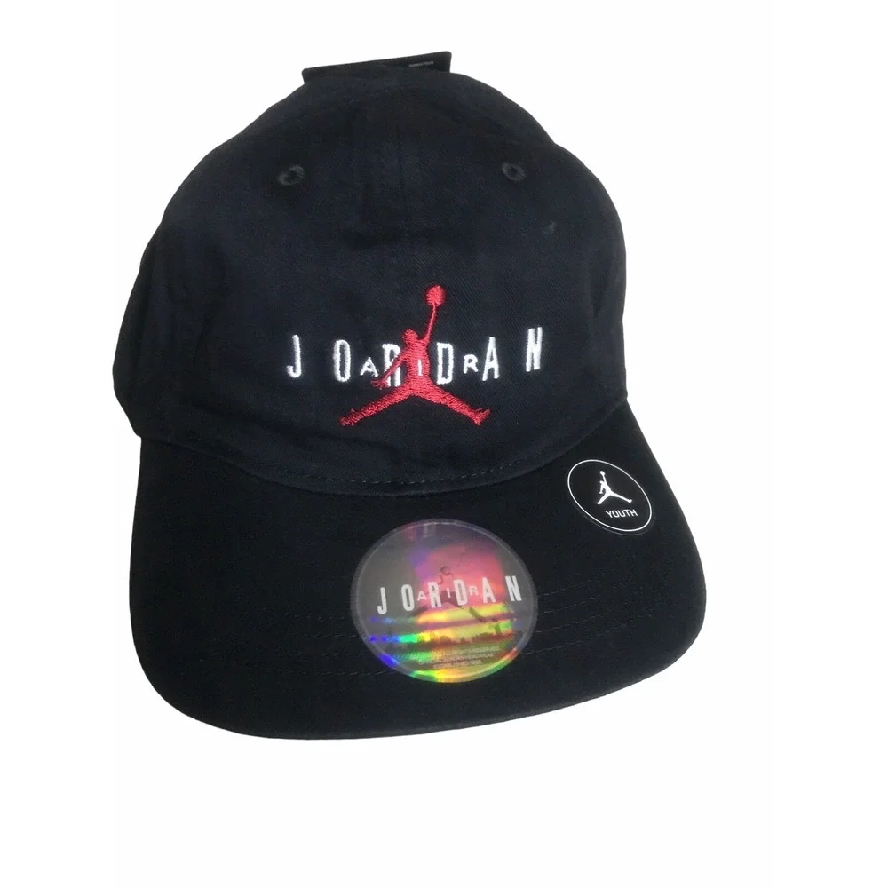 Nike Air Jordan Boys Youth 8/20 Black Hat Cap Adjustable‎ NWT 9A0569-023